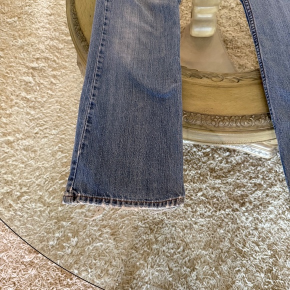 Levis 527 Jeans Mens 30x32 Blue Denim Low Boot Cut Western Rancher Cowboy Grunge - Picture 6 of 14